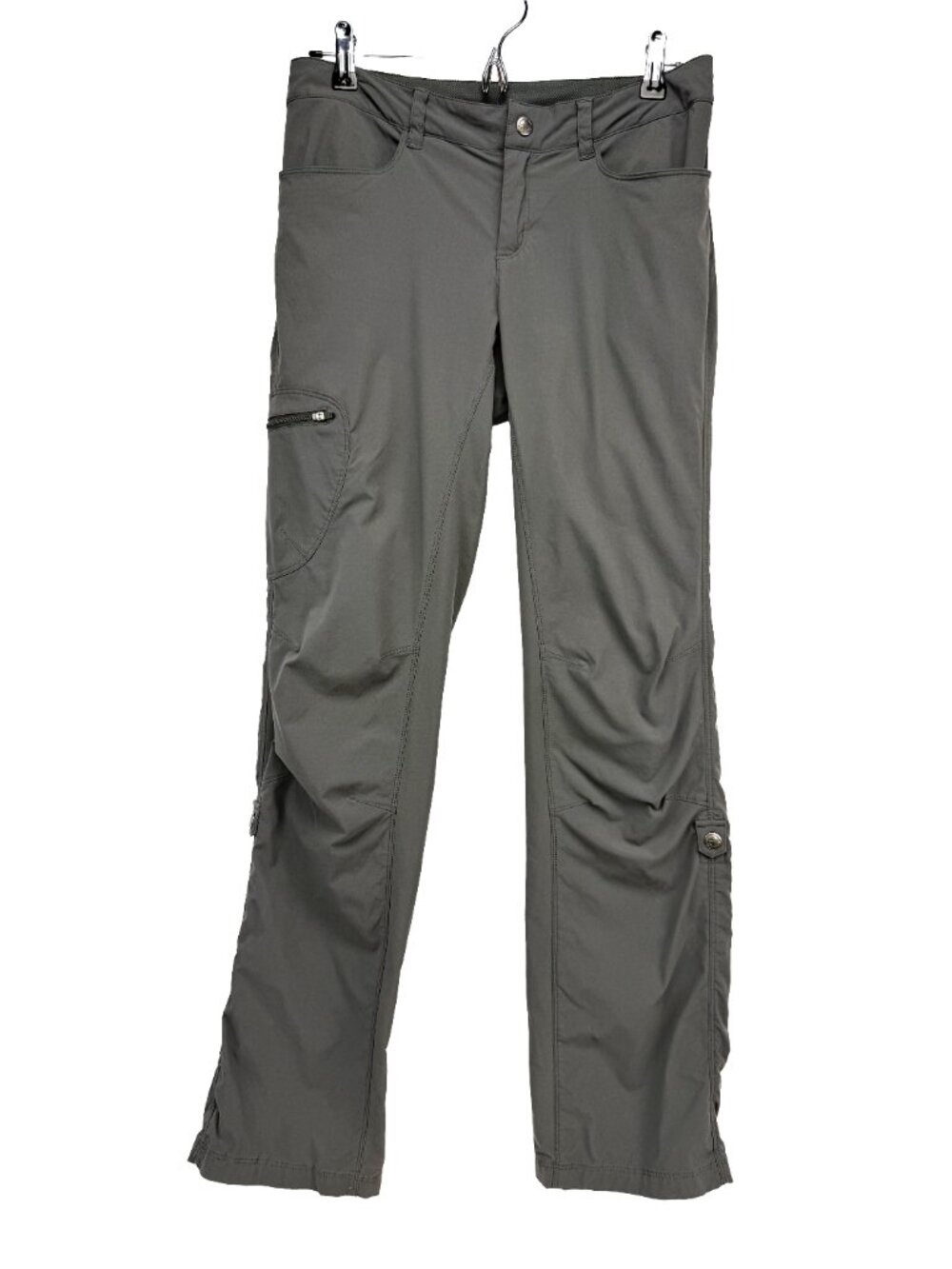 PATAGONIA Quandary Stretch DWR Finish Gray Women's Pants  Sz 8 - Picture 2 of 7